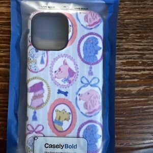 Casely Dog Pattern Phone Case - Multicolor